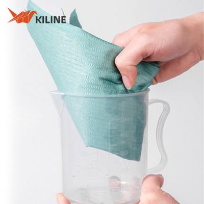 China Strong Heavy Duty Machine Cleaning Cloth Pulp+PET For Industrial 65gsm for sale