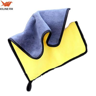 China Eco-Friendly Reusable Absorbent Dish Cloth Towel Kitchen Car Microfiber Cleaning Cloths for sale