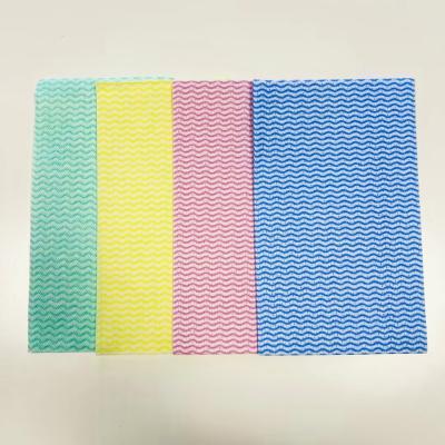 China KILINE Disposable nonwoven kitchen wipes spunlace cleaning cloth dry and wet for sale