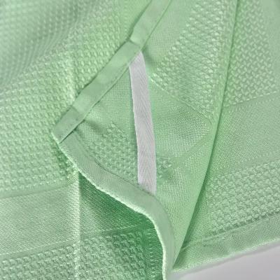 China KILINE Reusable Absorbent Dish Tea Towel Lint Free Microfiber Kitchen Towels Gray Waffle Pattern Cleaning Cloths for sale