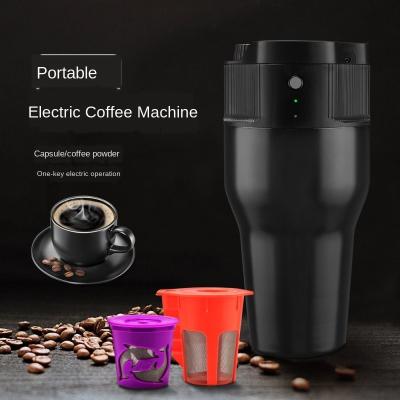 China 2021 Mini Portable Coffee Machine Multifunctional Press Iced Cold Drip French Brew Espresso Nespresso Maker Portable Electric Usb Coffee Maker for sale