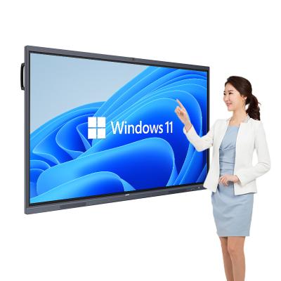 China Writing+Painting+Meeting+Advertizing We Cloud Original Manufacturer ODM LCD Display 20 Point Smart Panel 86 Inch Interactive Touch Screen for sale