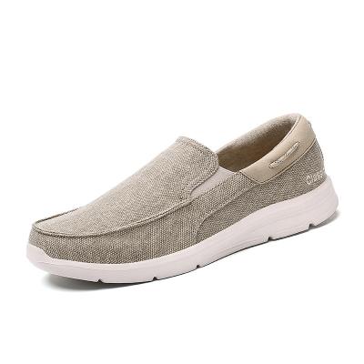 China Cushioning Men's Canvas Dude Style Fashionable Slip On Casual Shoes For Walking Wholesale for sale