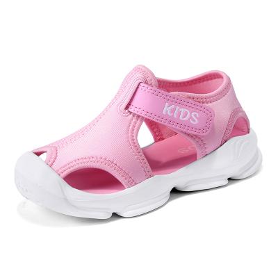 China Breathable Children's Summer Outdoor Beach Shoes Soft EVA Closed Toe Water Sport Sandals For Baby Toddler Kids for sale