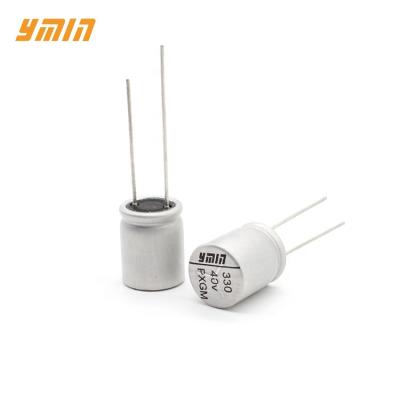 China 5G TELECOMMUINCATION Low ESR NPX Radial Type Conductive Polymer Solid Aluminum Lead Capacitor for sale