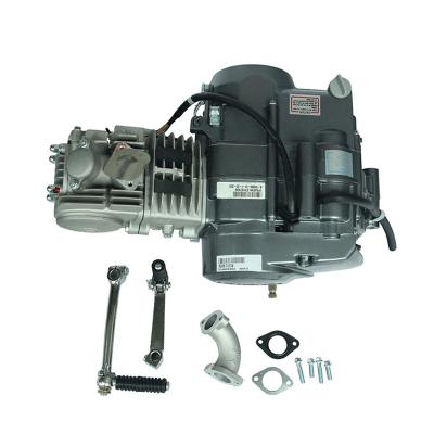 China CQJB 4 stroke engine parts motorcycle engine assembly kick starter lifan air cooled engine assembly for sale