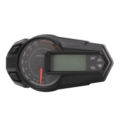 China High Quality Digital Tachometer LED Meter Plastics CQJB Universal Motorcycle 12000RPH Motorcycle Speedmeters for sale