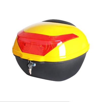 China ABS CQJB Factory Sale Universal With Brake Light Top Case Motorcycle Side Tail Boxes for sale