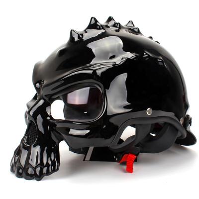 China CQJB Good Quality ABS Skull Helmet Full Face Motorcycle Open Face for sale