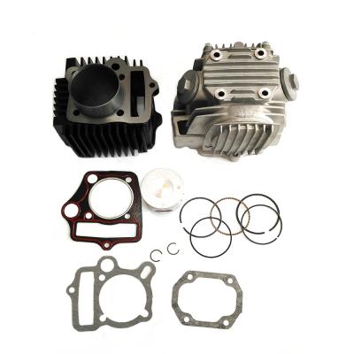 China CQJB Steel 90cc Motorcycle Cylinder & Cylinder Head Set 110CC Motorcycle Cylinder Block Kits for sale