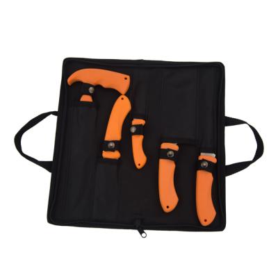 China Non-variable Oxford Bag Outdoor Camping Hunting Tool Survival Knife Five-Piece Set for sale