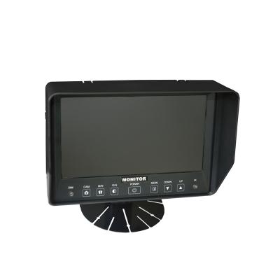 China 7 Inch LCD Car Rear View IP67K Waterproof Monitor with 2 Cameras Trigger Input and 2 Cables BR-702WP for sale