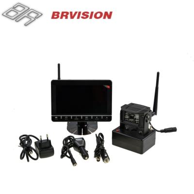 China Parking Sensor System BRvision DIY Battery Opterated Wireless Backup Camera For Klift/Crane/Truck for sale