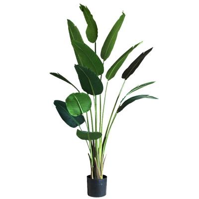 China Wedding Large Artificial Banana Tree Home Indoor Artificial Plant Decoration Green Plant Bonsai Plants for sale