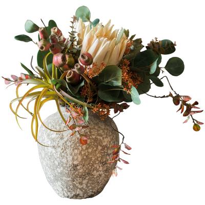 China Other fall color art emperor flower table decoration artificial flower arrangement flowers for sale