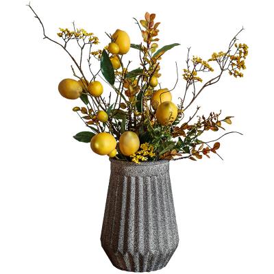 China Events Decoration Lemon Plants Fruit Artificial Flowers Decoration Flowers Artificial Flower For Home Decor for sale