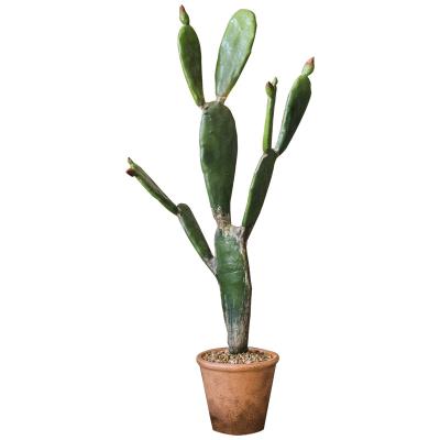 China Modern Artificial Succulent Decorative Column Bonsai Plant Large Artificial Cacti Cactus Plants for sale