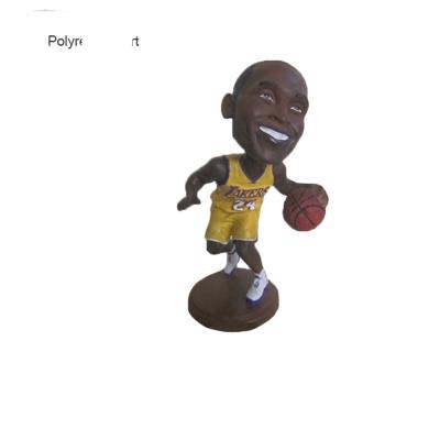 China Europe America Captain Resin Open Head Cartoon Mold Basketball Star Shake Resin Statue for sale