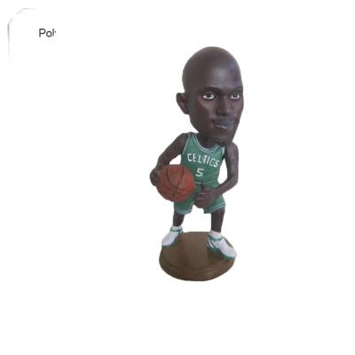 China Europe Resin Crafts Basketball Star Shake Statue Captain America Master Figure for sale