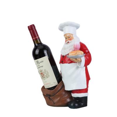 China Minimalist Toy Figure Statues Resin Statue Wine Rack Home Decor Resin Gift for sale