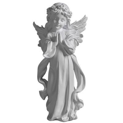 China Nordic Simple Europe Angel Wings Sculpture Resin Crafts Decoration for sale