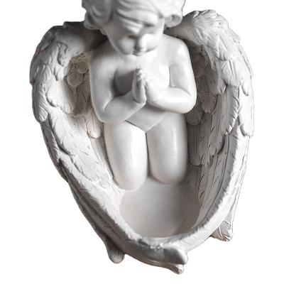 China Europe Kawaii Resin Girl Angel Decoration Ornament Window Shop Sculpture Crafts for sale