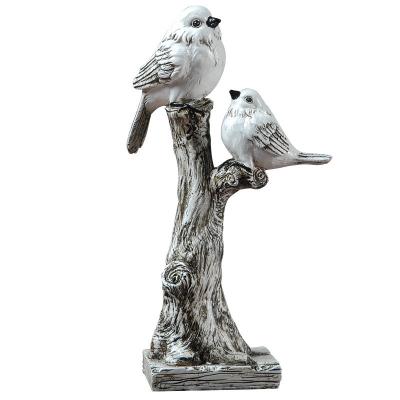 China Europe subordinates ornament cartoon bird home decoration statue resin animal craft gifts and crafts for sale