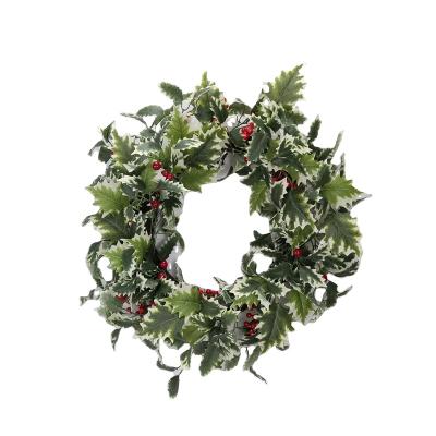 China Plastic + Artificial Plants and Flowers of Wire + Cloth Christmas Decorative Garlands Wedding Flower Garland for sale