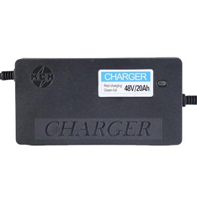 China Hot Sale Electric Vehicle E-Bike Scooter 48v 20ah Lead Acid Battery Charger For E-bike Moped Motorcycle Can Be Customized for sale