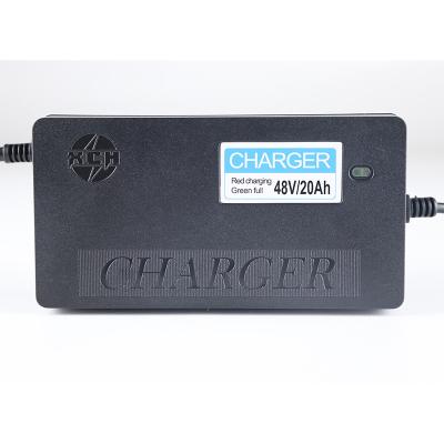 China 48V Electric Vehicle E-Bike Scooter New Products Motorcycle Scooter Battery Charger 48v20AH Lead Acid Battery Charger for sale