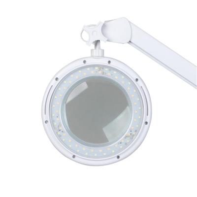 China Best Selling LED Lamp Light On/Off Magnifying Magnifying Magnifier With Light For Beaty Parlor Tattoo Salons Nail Salon for sale