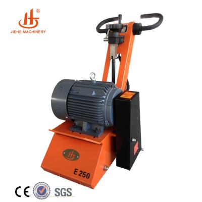 China 10mm depth electric scarifier scarifying machine for floor epoxy paints with 90 carbide scarifier blades for sale