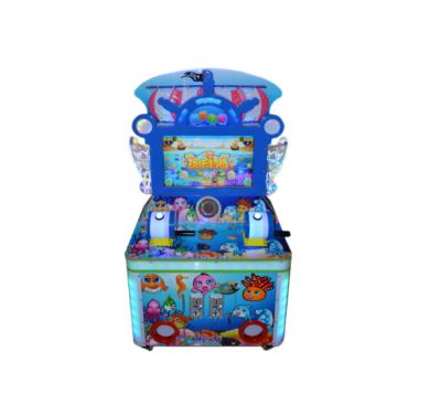 China 2021 New Metal+acrylic+wood classic kids fish cabinet fishing game machine with gashapon coin operated fish hunting games machine for sale