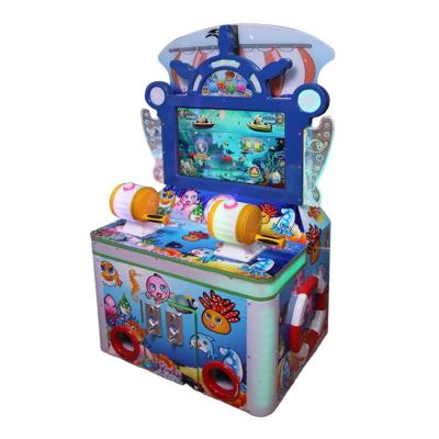 China Hot Sale Coin Operated Amusement Game Machine Kids Fishing Game Machine 86*72*156cm for sale