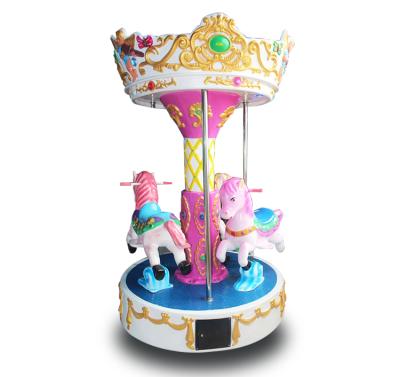 China Kids Indoor Carousel Rides Mini Amusement Park Plush Carousel for sale