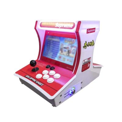 China Metal+Acrylic Fighting Arcade Double Person Coin Slot Machine Video Game Console Mini Arcade Game Machine for sale