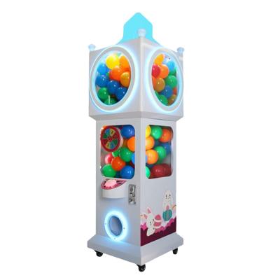 China New fun gumball capsule toys candy dispenser gashapon vending mini egg capsule toy machine for sale 50*50*176cm for sale