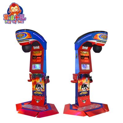 China 2021 Best Selling Coin Operated Arcade The Hammer Boxing Game Machine Large Punch King Boxing For Theme Park 130*140*220cm for sale