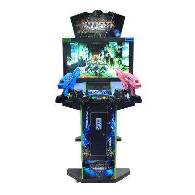 China Coin Operated Shooting Game 125*81*160cm Aliens 2 Player Shooting Game Machine Children's Aliens Game Machine for sale