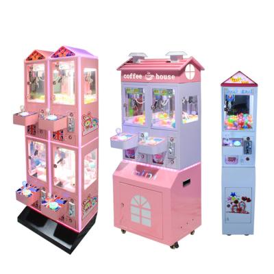 China 2021 New Video Game City Entertainment Equipment Mini Gift Machine Portable Arcade Game Coin Pusher L70*W58*H152 for sale