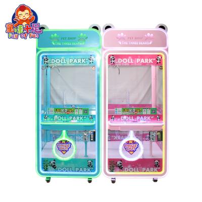 China 2022 USA Market Toy Crane Claw Machine For Sale Hot Selling Good Quality Doll Metal+Acrylic For Theme Park for sale