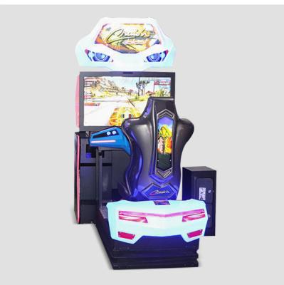 China Hot Selling Hardware + Electronic Video Game Acrylic City Dynamic Driving Car Simulator Racing Arcade Riding Game Machine for sale