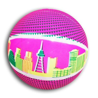 China Toy Wholesale Promotion Inflatable Neon 9 Inch PVC Inflatable Beach Ball for sale