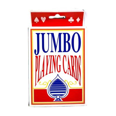 China Wholesale High Quality Customized Indoor Index Playing Cards 12.5*9cm Jumbo Hot Product In Amazon for sale