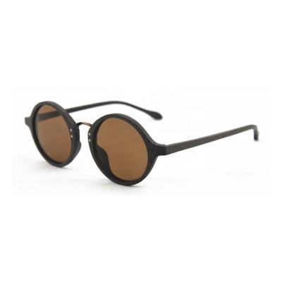 China 2019 Round Sunglasses Polarized Wooden Sun Glass Shades Vintage Acetate Sunglasses Shades Wholesale 2020 for sale