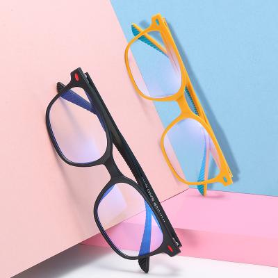 China Fahsion JH Eyewear Kids Eyewear Kids Glass Frames Anti Eyewear TR90 Student Gaming Computer Light Blue Glasses for sale