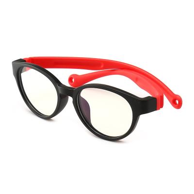 China Optical Glasses Frames For Blue Light Blocking 2021 Vintage Kids Silicone Light Filter Blue Anti Blue Gaming Glasses Computer Computer Blocking Glasses for sale