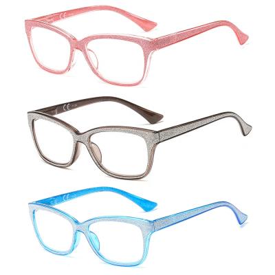 China Fashion Thin Reading Glasses Frames Personal Optical Blue Block Reading Glasses for sale