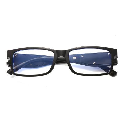 China Eyewear Wholesale China Cheap Led Reading Glasses Blue Light Anti Reading Glasses With Led Lights for sale