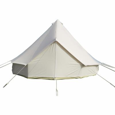 China 3M Canvas Bell Tent Luxury Waterproof Extended Type Customize Sibley Outdoor Camping Tent for sale